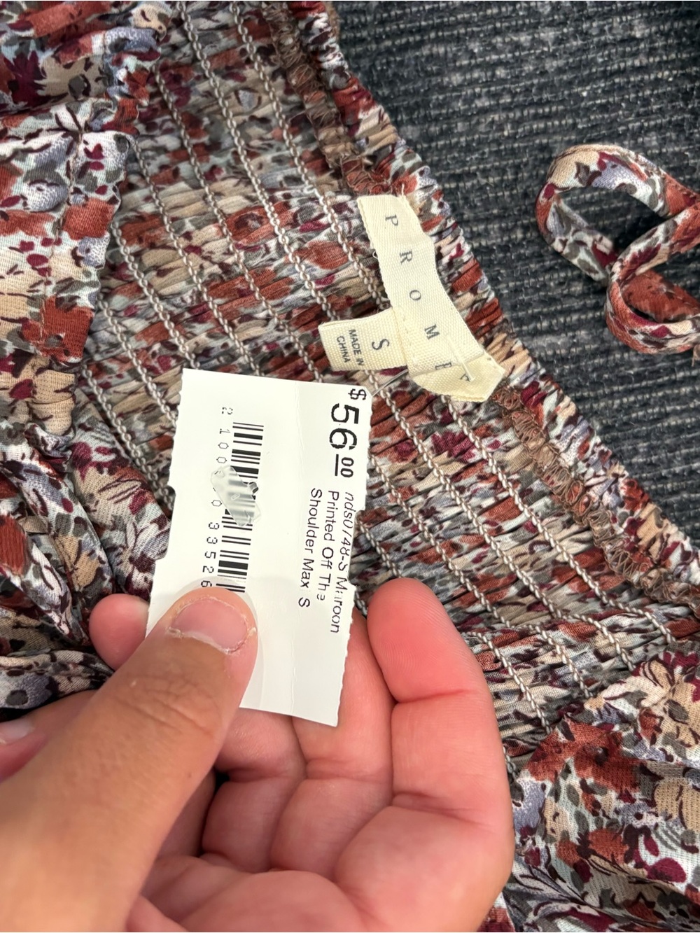 NWT Floral Maxi Long Sleeve dress - Picture 4 of 4